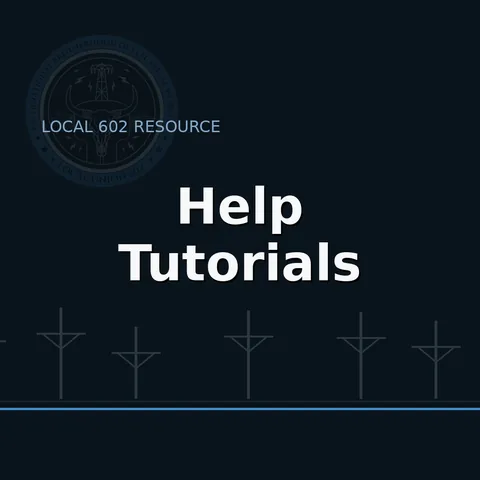 Help Tutorials