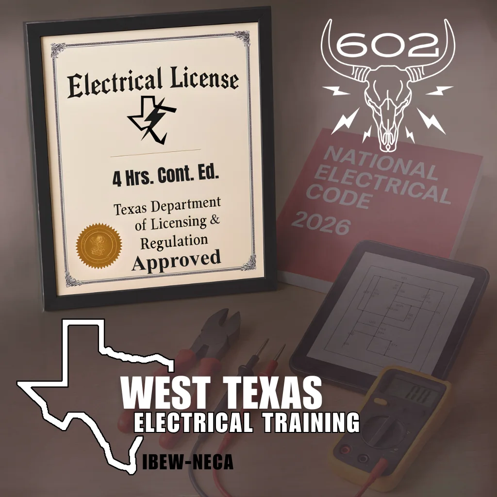 IBEW Local 602 continuing education announcement
