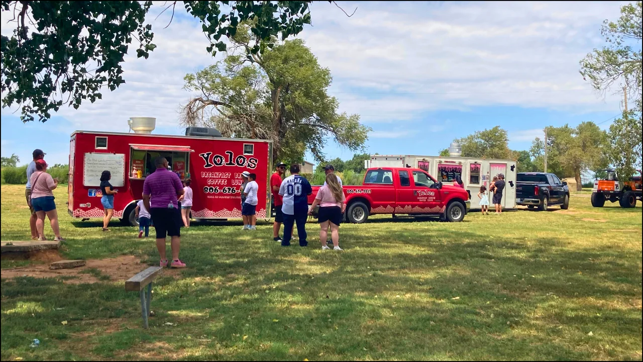 Food trucks at a Local 602 picnic